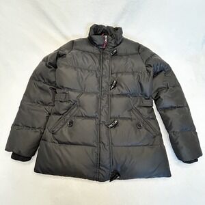 Tommy Hilfiger‎ Women's Full Zip Down Puffer Coat Black Size S Missing Hood